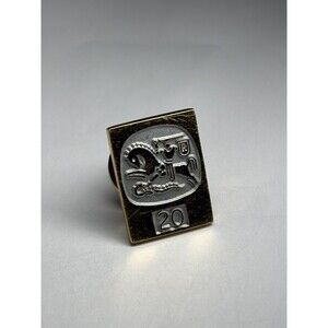Vintage Reynolds Metals 20 Year Service Pin Award 1/10 10k Gold